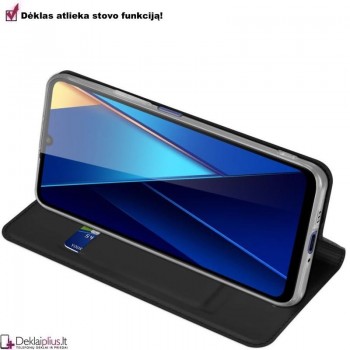 Dux Ducis Skin Pro dirbtinės odos dėklas - juodas (Xiaomi Redmi 13C/Redmi 13C 5G/Poco C65) Dux Ducis Skin Pro dirbtinės odos dėklas - juodas (Xiaomi Redmi 13C/Redmi 13C 5G/Poco C65)